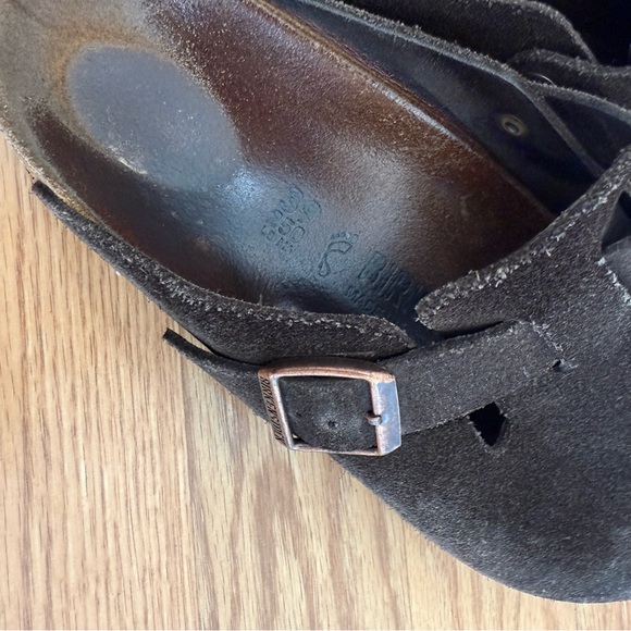 Birkenstock Boston in brown suede - Picture 4 of 5
